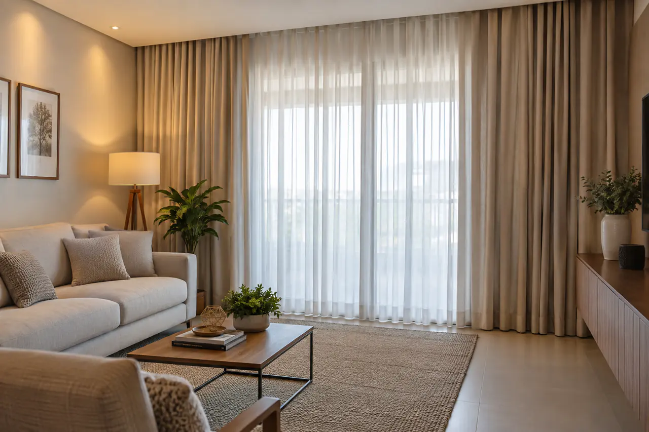 Resultado profissional de instalação de cortinas em Ribeirão Preto
