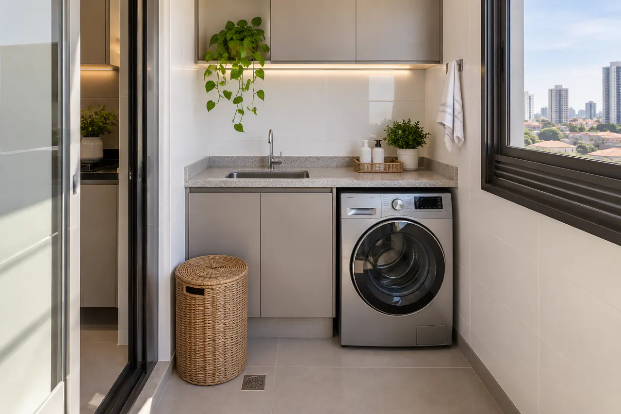 Ambiente finalizado após serviço de manutenção para apartamentos em Ribeirão Preto