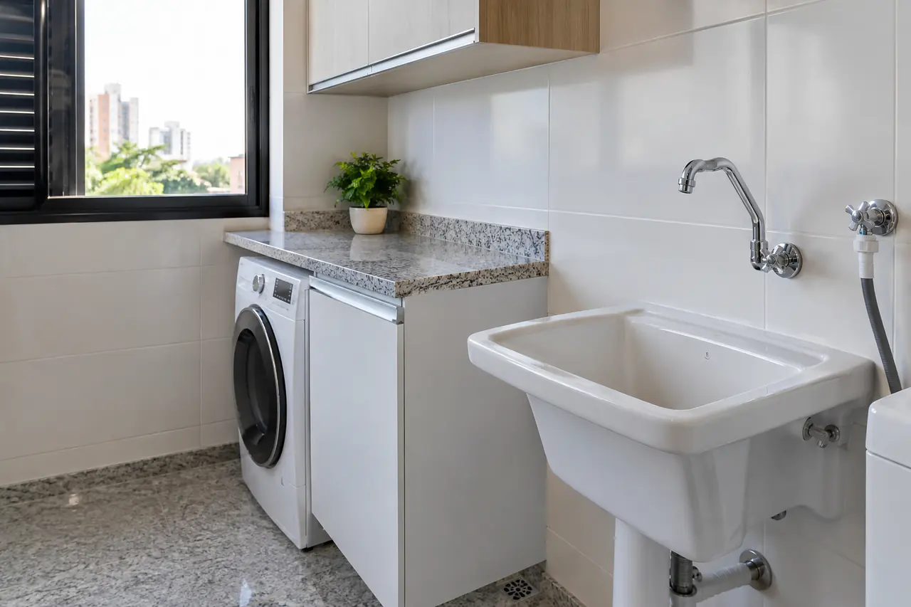 Ambiente finalizado após serviço de serviços hidráulicos residenciais em Ribeirão Preto