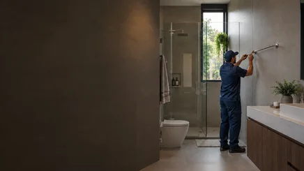 Serviço de instalação de acessórios para banheiro realizado por marido de aluguel em Ribeirão Preto